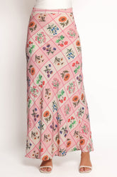 Brinley Maxi Skirt - Flora Tile